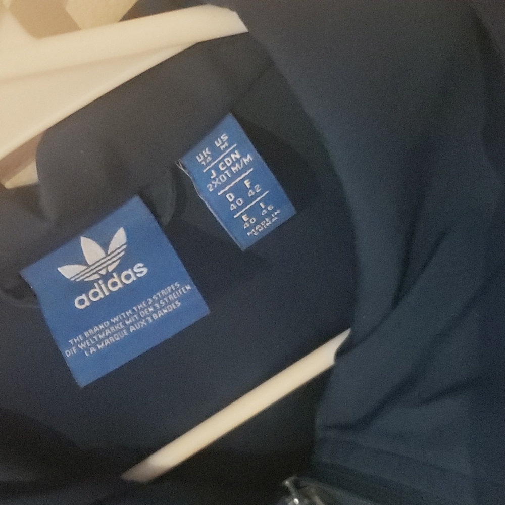 ADIDAS blue windbreaker - Picture 3 of 3